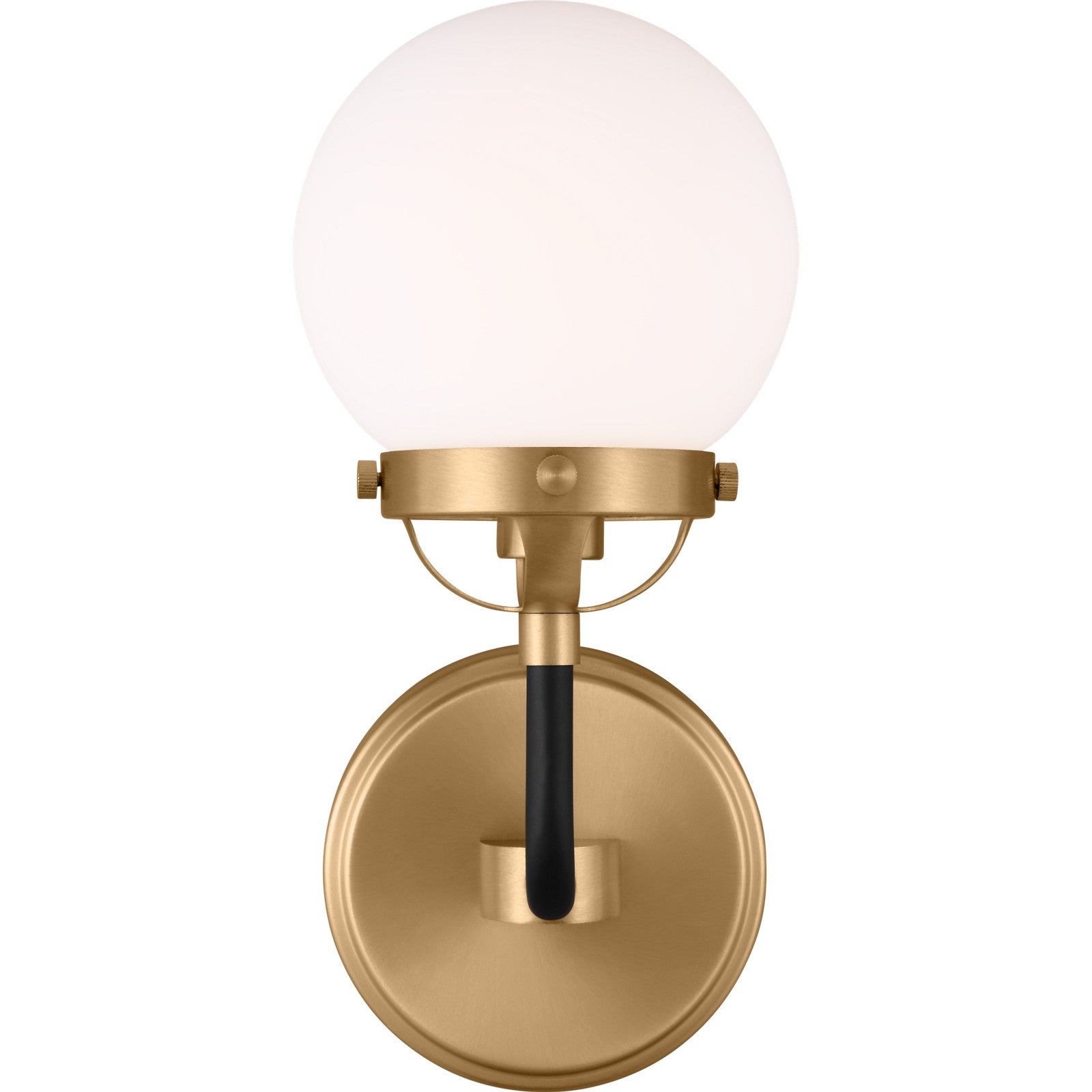 Cafe One Light Wall Sconce Satin Brass - Visual Comfort Wall Lights