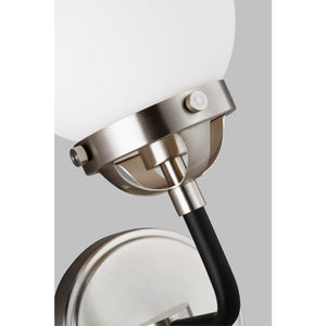 Cafe One Light Wall Sconce Satin Brass - Visual Comfort Wall Lights