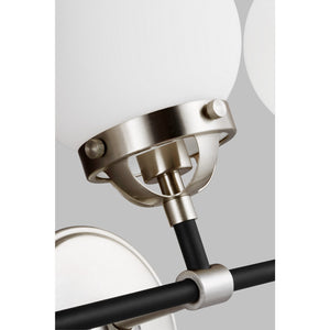 Cafe Three Light Wall / Bath Satin Brass - Visual Comfort Wall Lights