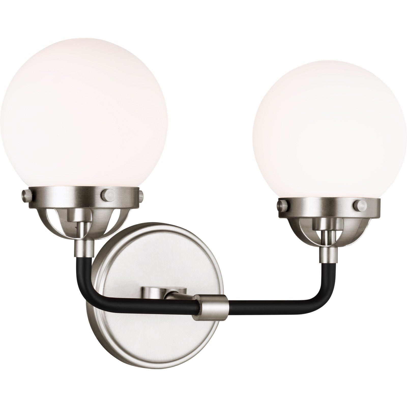 Cafe Two Light Wall / Bath Satin Brass - Visual Comfort Wall Lights