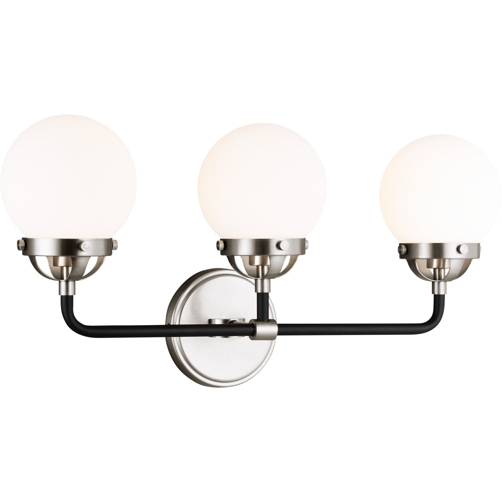 Cafe Three Light Wall / Bath Satin Brass - Visual Comfort Wall Lights