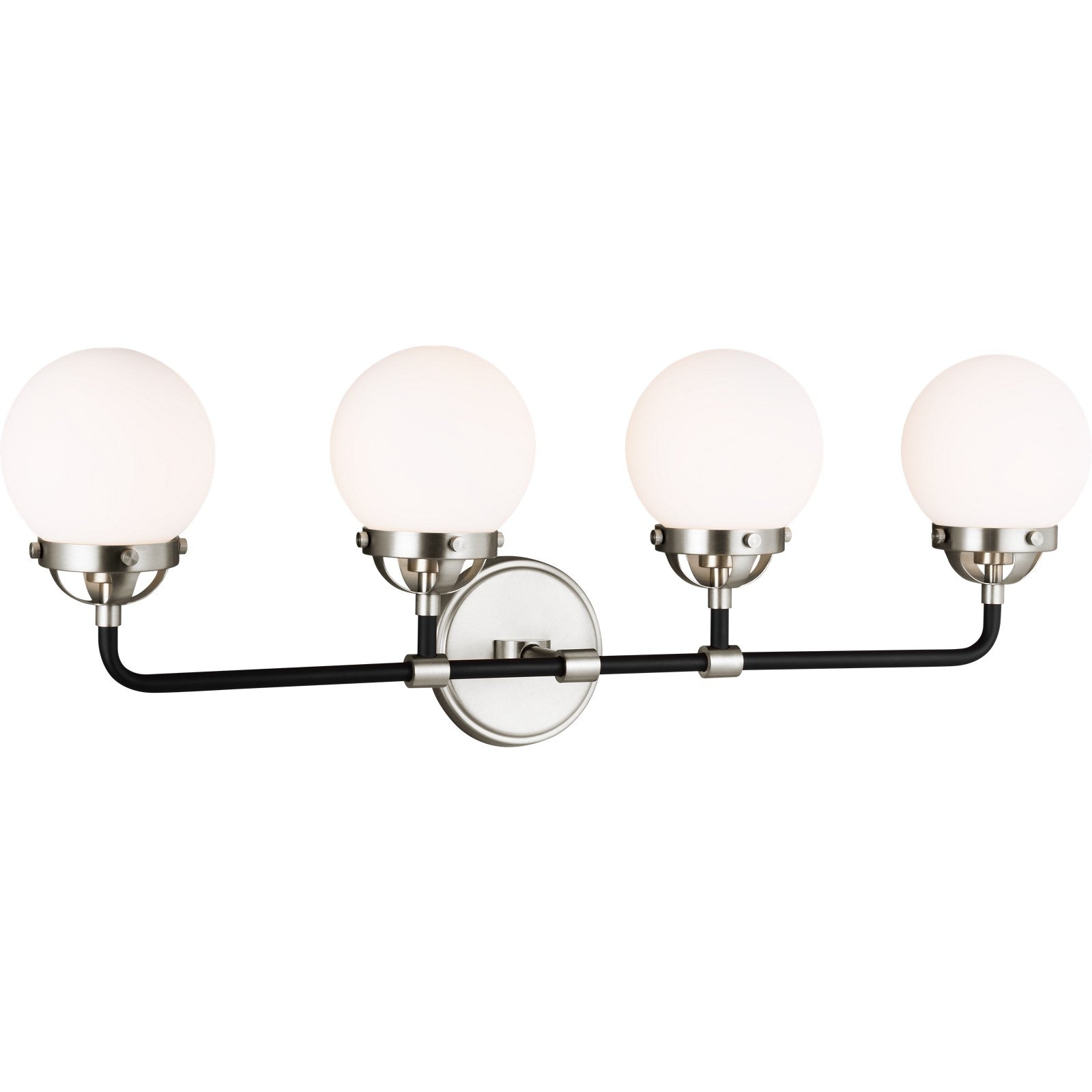 Cafe Four Light Wall / Bath Satin Brass - Visual Comfort Wall Lights
