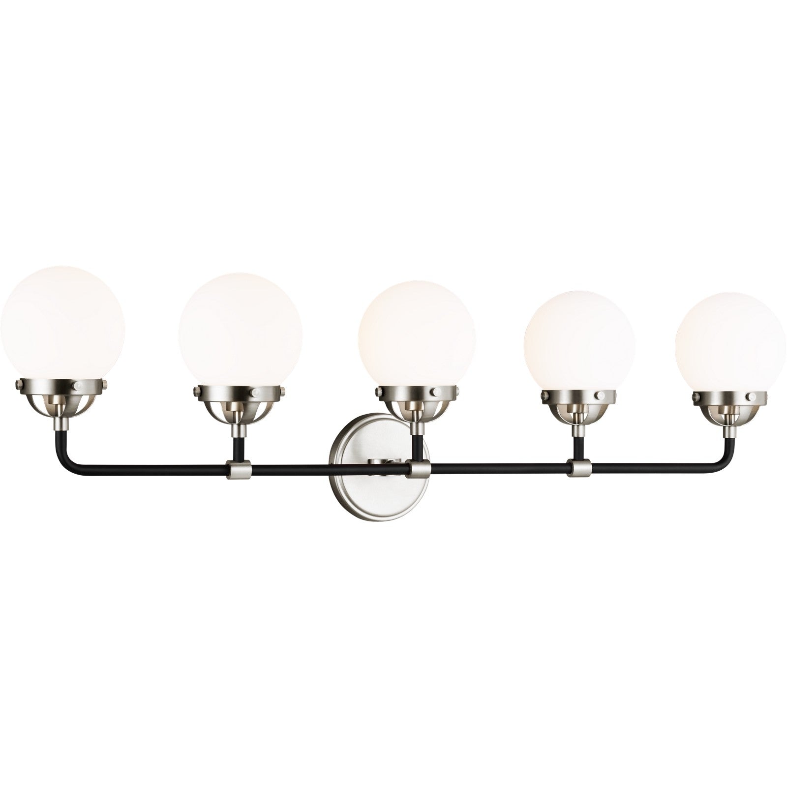 Cafe Five Light Wall / Bath Satin Brass - Visual Comfort Wall Lights