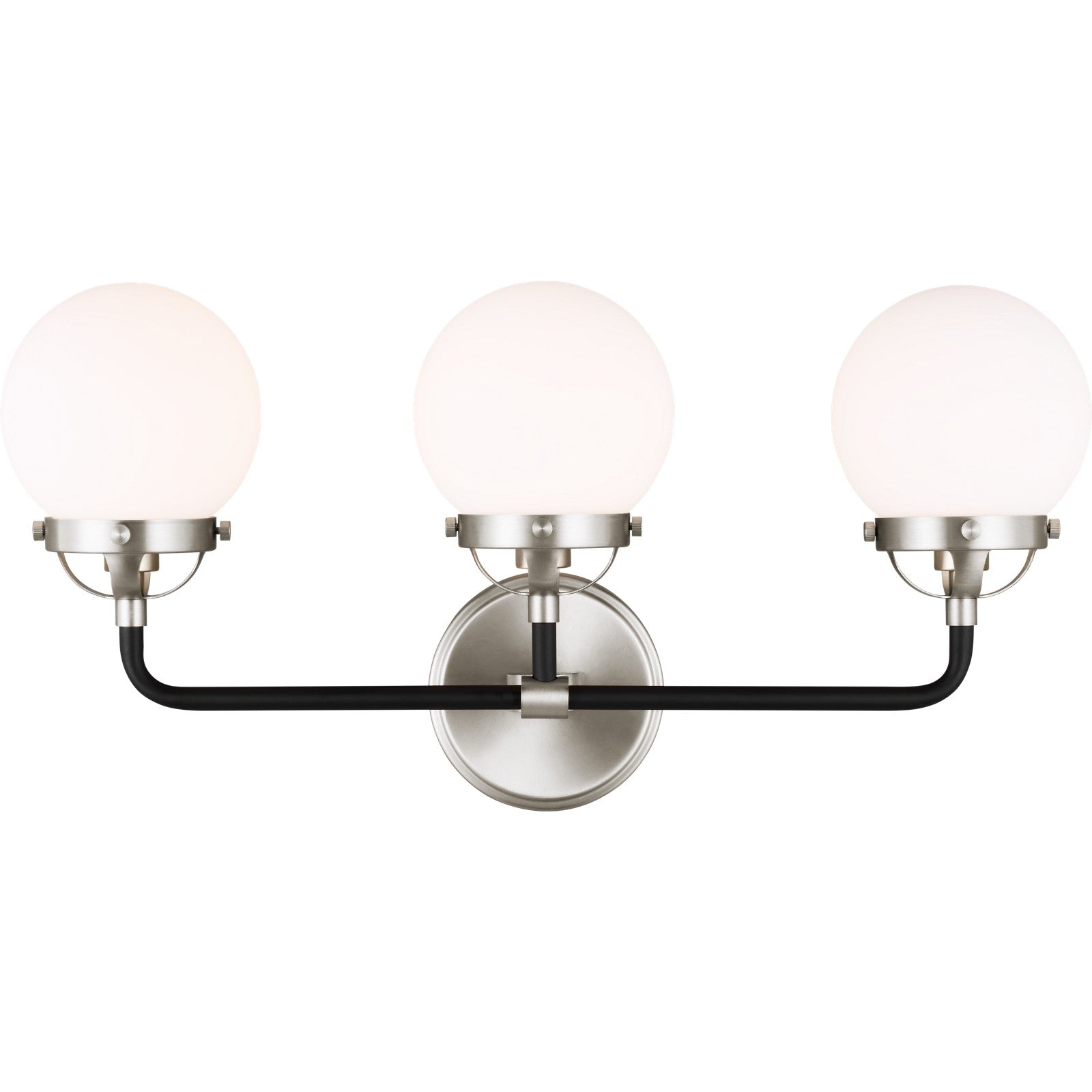 Cafe Three Light Wall / Bath Satin Brass - Visual Comfort Wall Lights