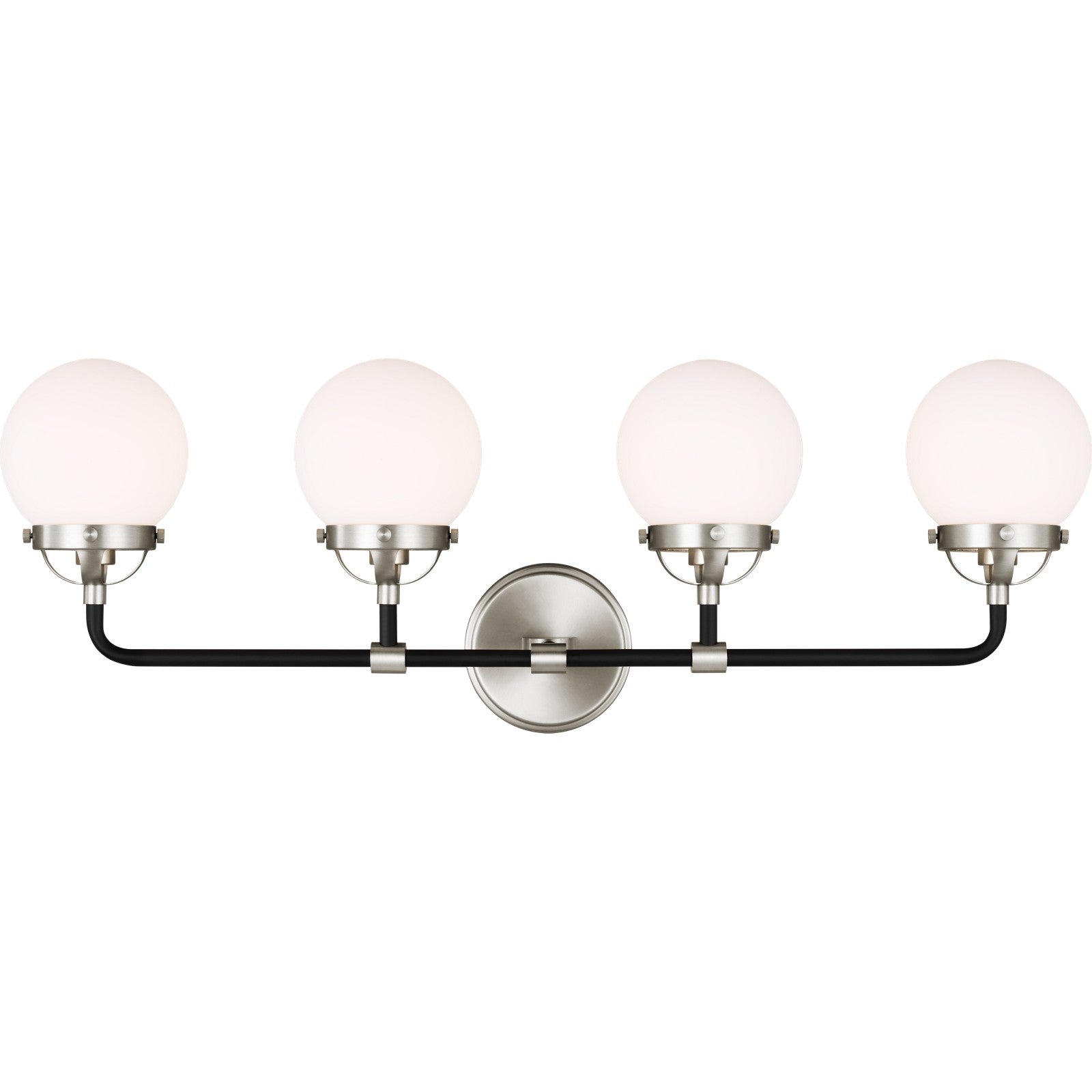 Cafe Four Light Wall / Bath Satin Brass - Visual Comfort Wall Lights