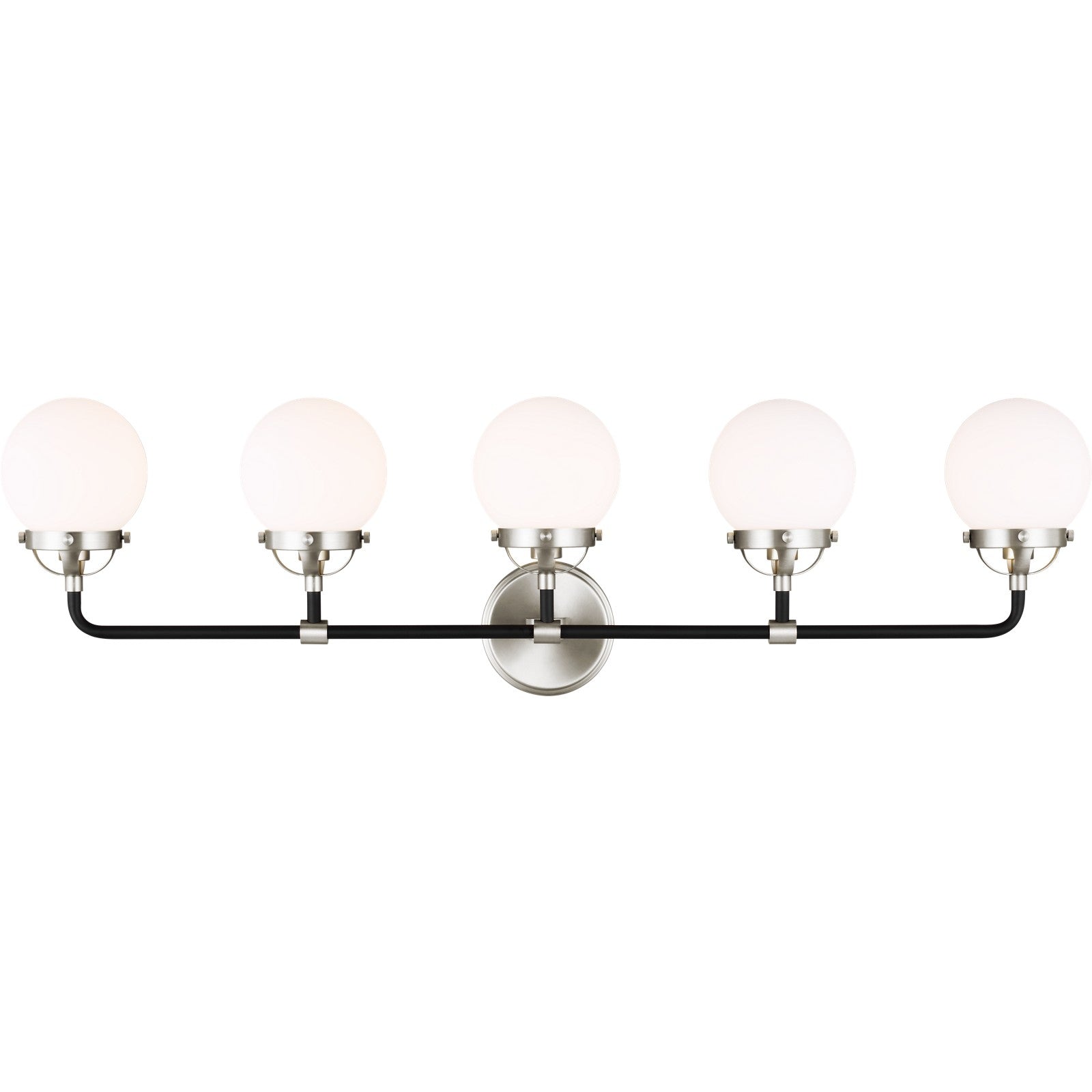 Cafe Five Light Wall / Bath Satin Brass - Visual Comfort Wall Lights