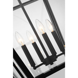 Charleston Medium Four Light Foyer Satin Brass - Visual Comfort Ceiling Lights