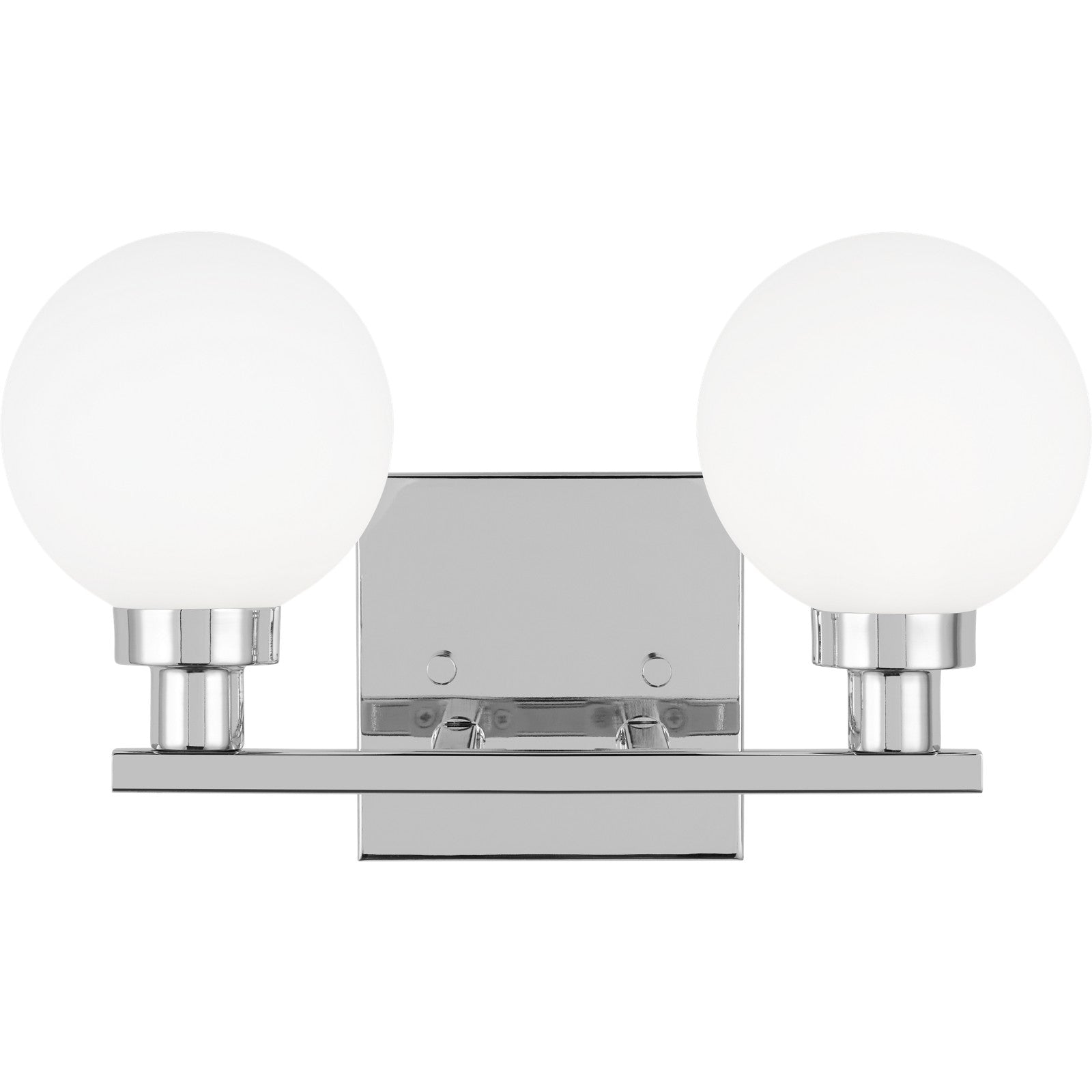 Clybourn Two Light Wall / Bath Chrome - Visual Comfort Wall Lights