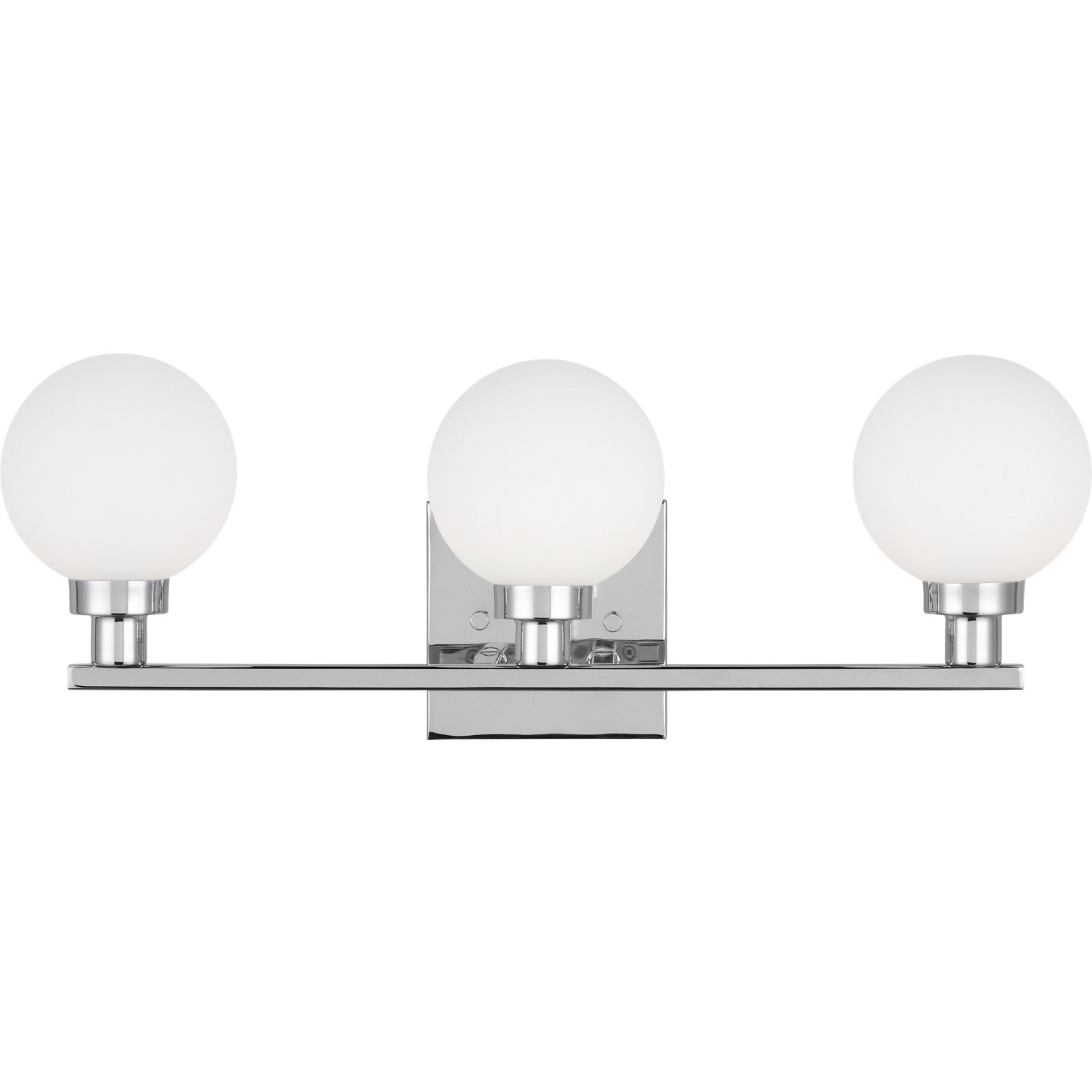 Clybourn Three Light Wall / Bath Chrome - Visual Comfort Wall Lights