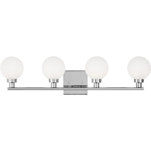 Clybourn Four Light Wall / Bath Chrome - Visual Comfort Wall Lights
