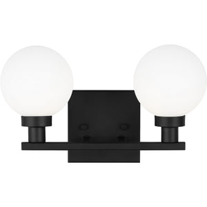 Clybourn Two Light Wall / Bath Chrome - Visual Comfort Wall Lights