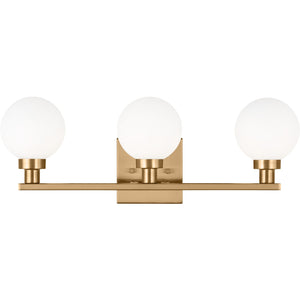 Clybourn Three Light Wall / Bath Chrome - Visual Comfort Wall Lights