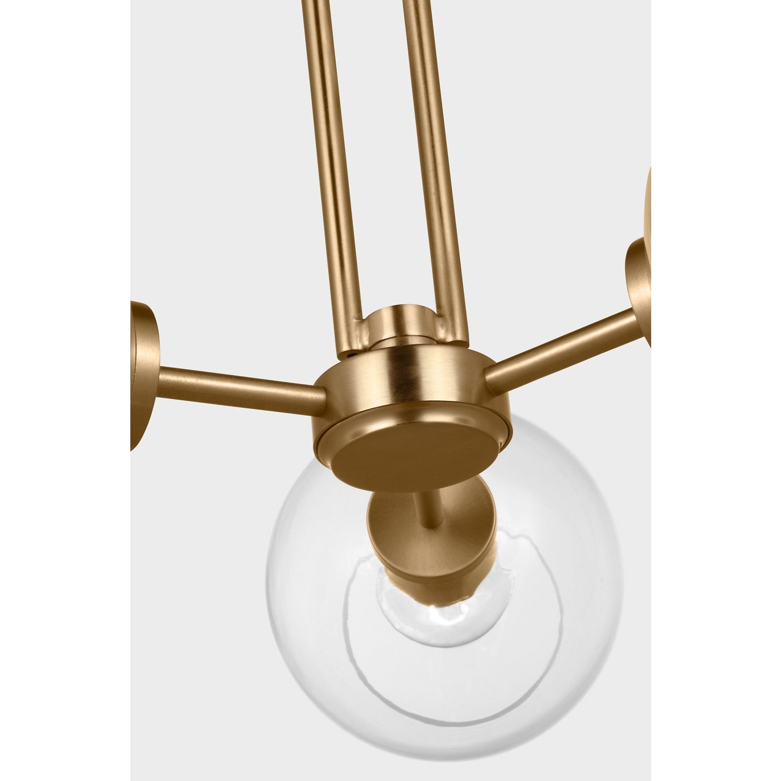 Codyn Three Light Semi-Flush Convertible Pendant Midnight Black - Visual Comfort Ceiling Lights