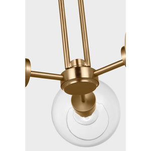 Codyn Three Light Semi-Flush Convertible Pendant Midnight Black - Visual Comfort Ceiling Lights