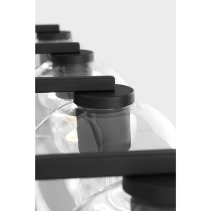 Codyn Four Light Wall / Bath Midnight Black - Visual Comfort Wall Lights