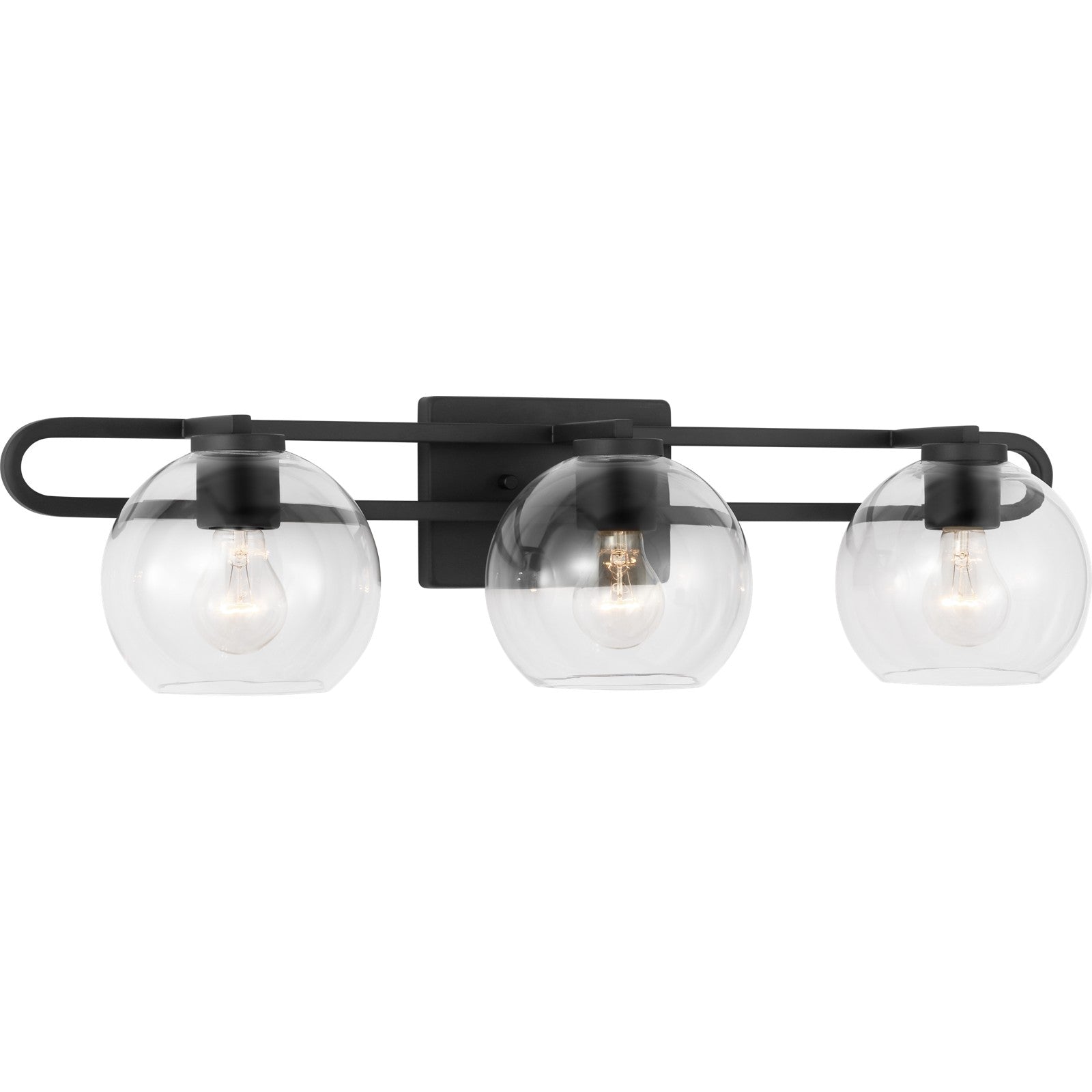 Codyn Three Light Wall / Bath Midnight Black - Visual Comfort Wall Lights