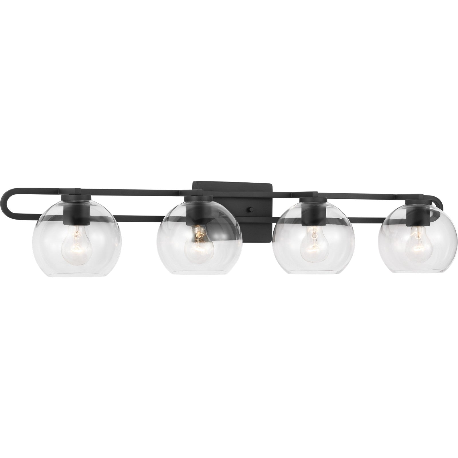 Codyn Four Light Wall / Bath Midnight Black - Visual Comfort Wall Lights