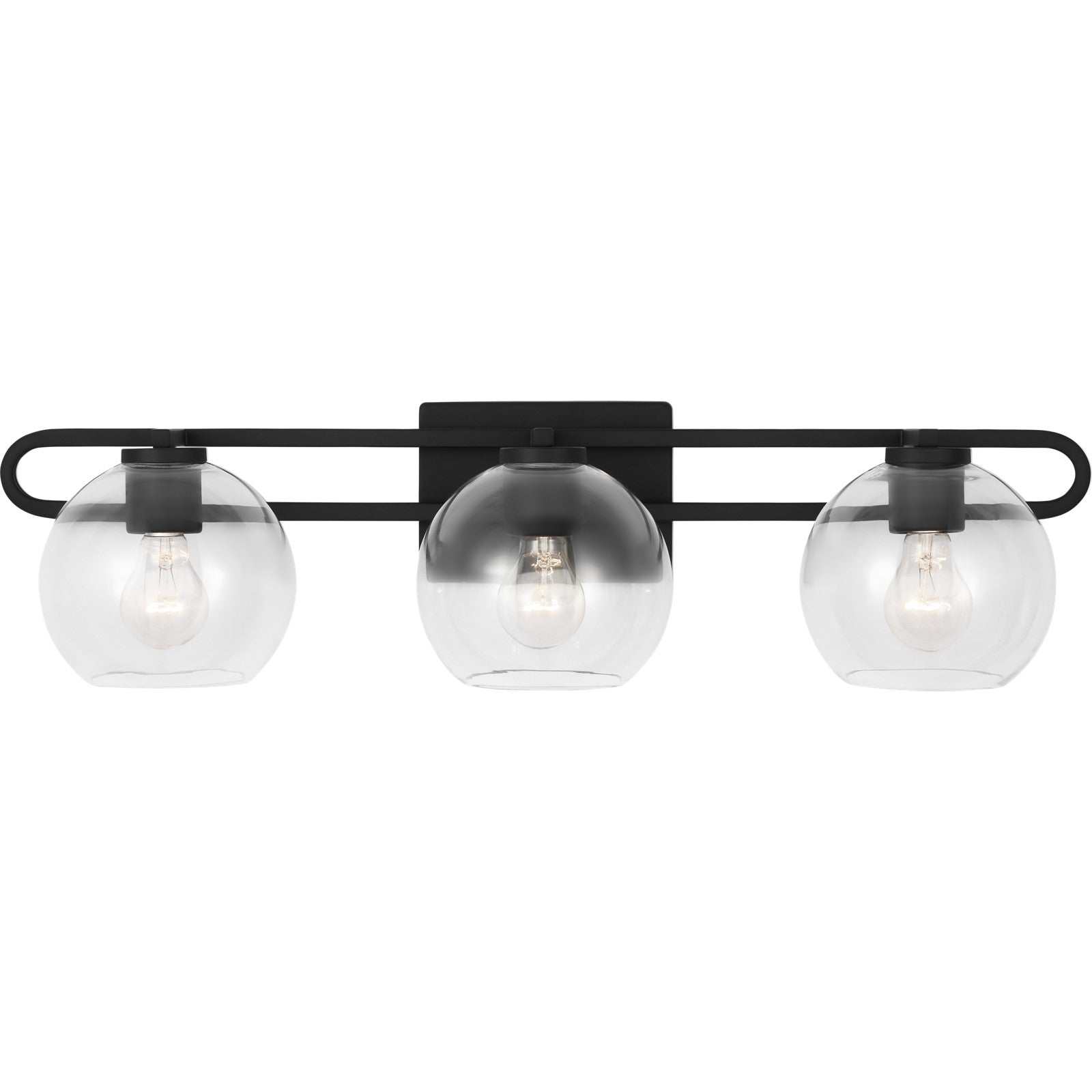 Codyn Three Light Wall / Bath Midnight Black - Visual Comfort Wall Lights