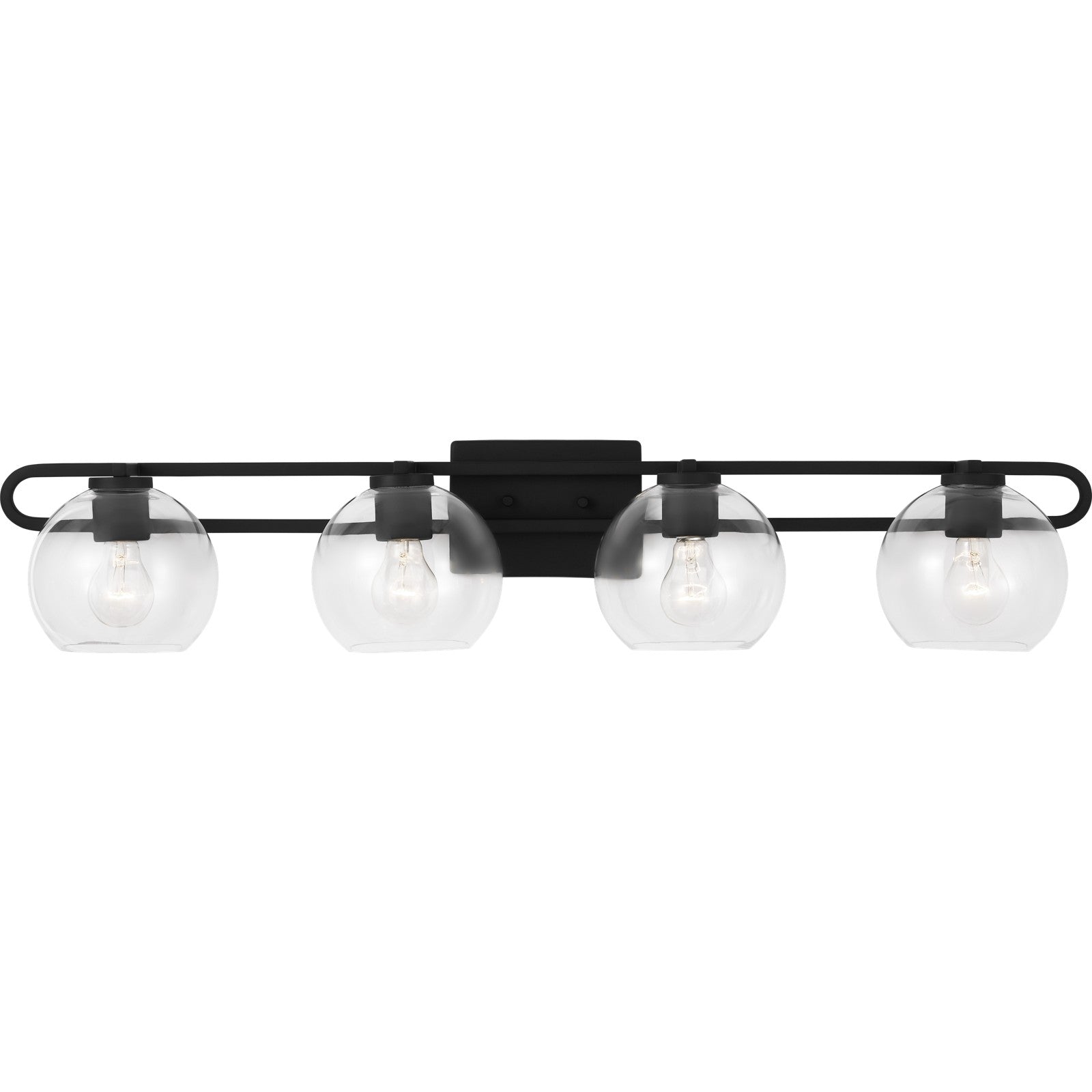 Codyn Four Light Wall / Bath Midnight Black - Visual Comfort Wall Lights