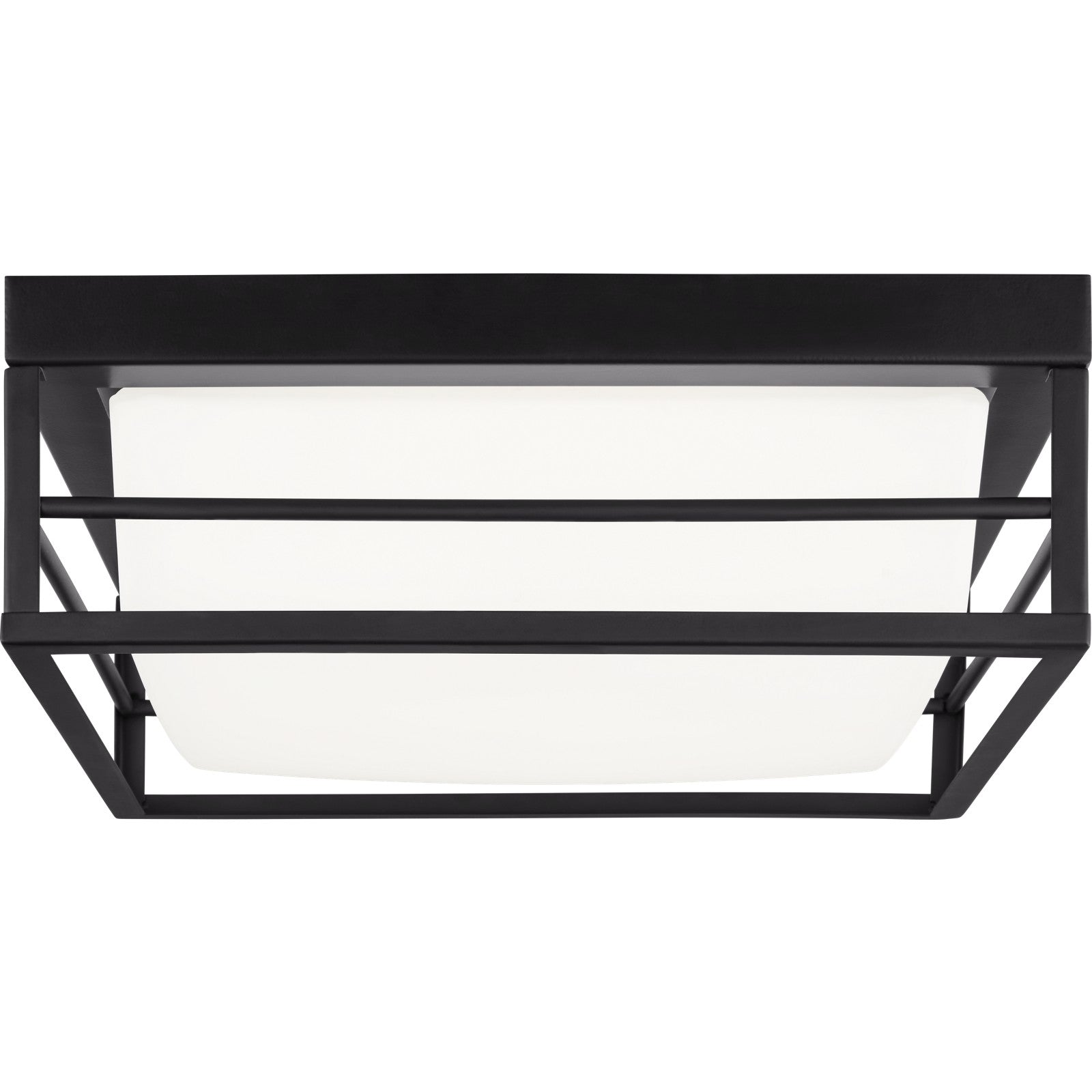 Dearborn Medium LED Flush Mount Midnight Black Bulbs Inc - Visual Comfort Ceiling Lights