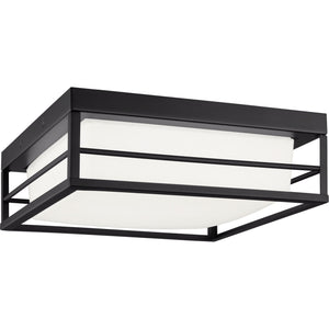 Dearborn Medium LED Flush Mount Midnight Black Bulbs Inc - Visual Comfort Ceiling Lights