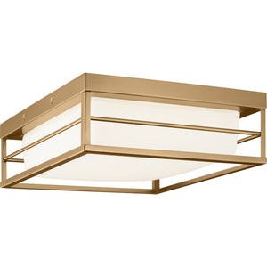 Dearborn Medium LED Flush Mount Midnight Black Bulbs Inc - Visual Comfort Ceiling Lights