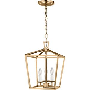 Dianna Three Light Mini Lantern Midnight Black - Visual Comfort Ceiling Lights
