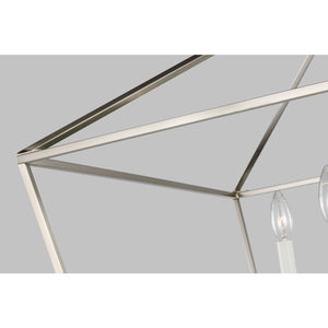 Dianna Five Light Wide Lantern Midnight Black - Visual Comfort Ceiling Lights
