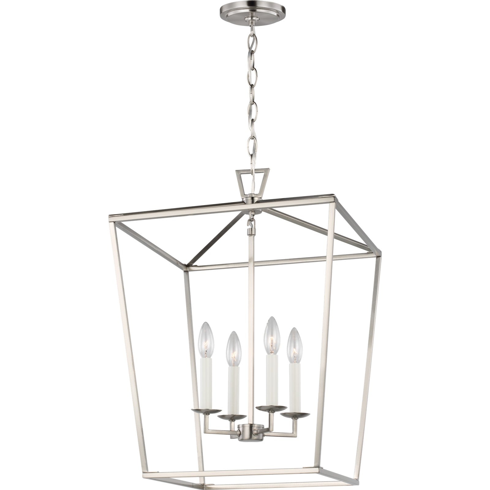 Dianna Four Light Medium Lantern Midnight Black - Visual Comfort Ceiling Lights