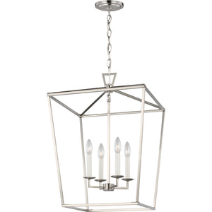 Dianna Four Light Medium Lantern Midnight Black - Visual Comfort Ceiling Lights