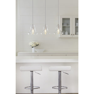 Doyle One Light Mini-Pendant in Satin Nickel - Visual Comfort Ceiling Lights