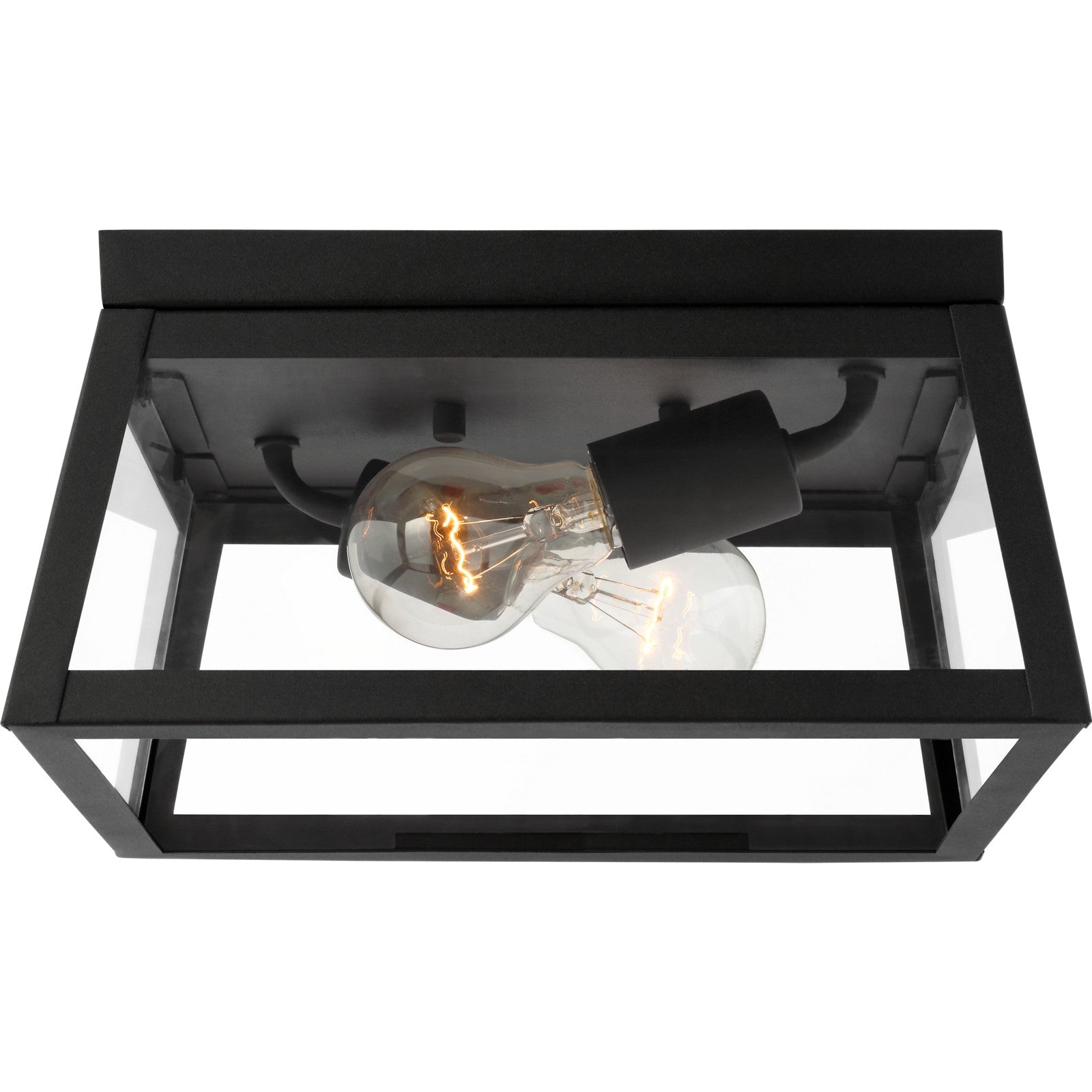 Founders Flush Mount in Black - Visual Comfort Outdoor Lighting