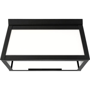 Founders Flush Mount in Black - Visual Comfort Outdoor Lighting