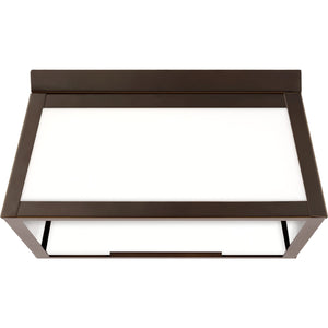 Founders Flush Mount in Black - Visual Comfort Outdoor Lighting