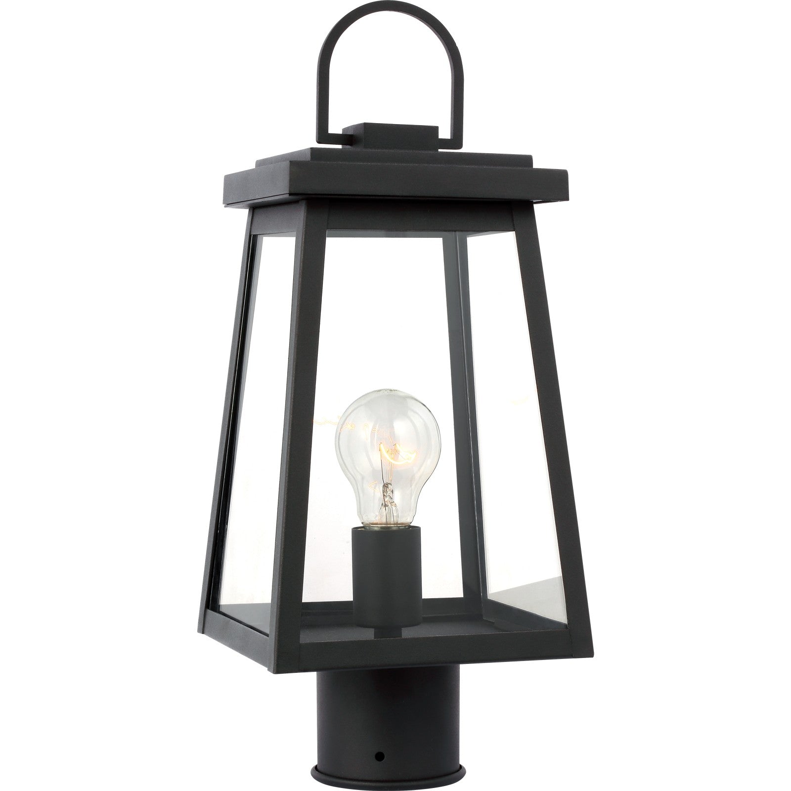 Founders Post Lantern in Black - Visual Comfort Outdoor Lighting