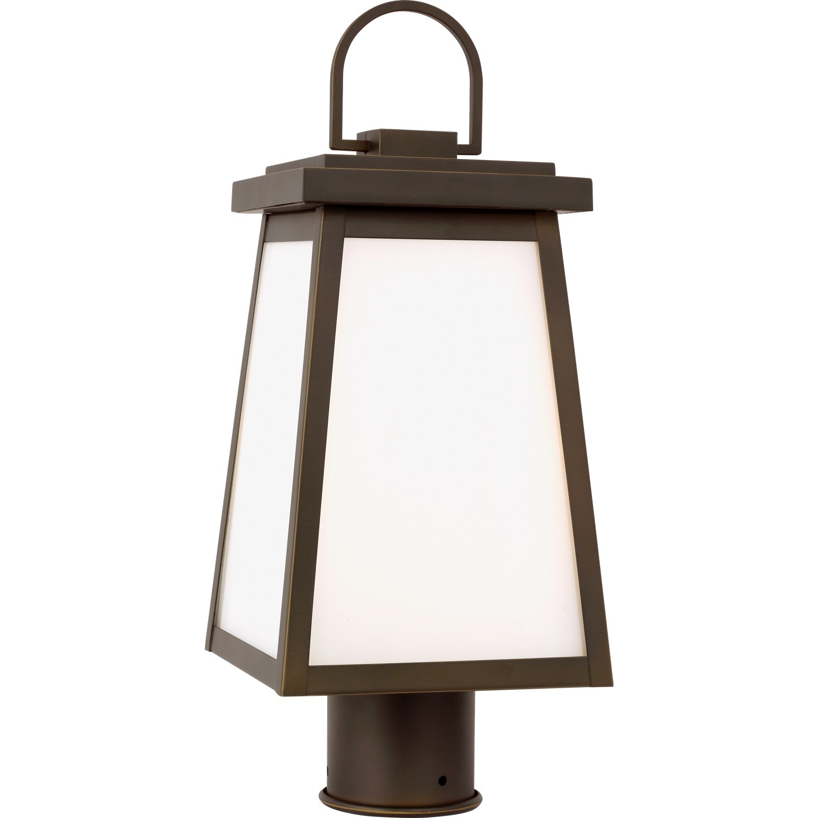 Founders Post Lantern in Black - Visual Comfort Outdoor Lighting