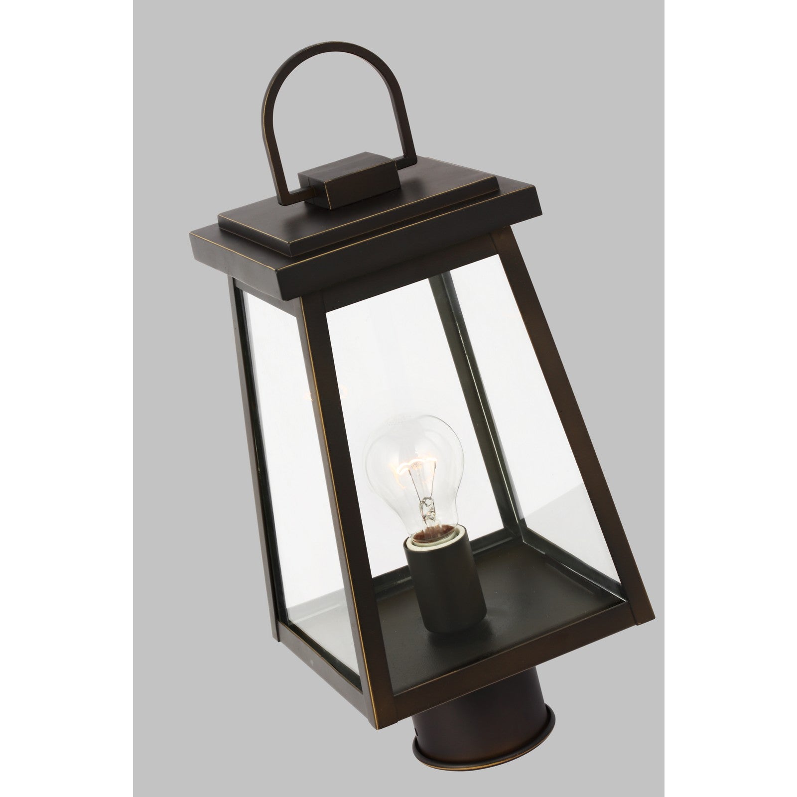 Founders Post Lantern in Black - Visual Comfort Outdoor Lighting