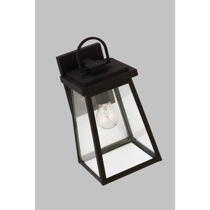 Founders Medium Wall Lantern in Black - Visual Comfort Outdoor Lighting