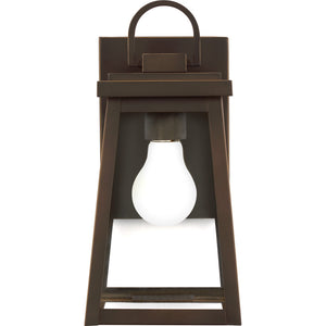 Founders Small Wall Lantern in Black - Visual Comfort Outdoor Lighting