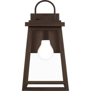 Founders Medium Wall Lantern in Black - Visual Comfort Outdoor Lighting