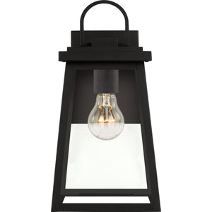 Founders Medium Wall Lantern in Black - Visual Comfort Outdoor Lighting