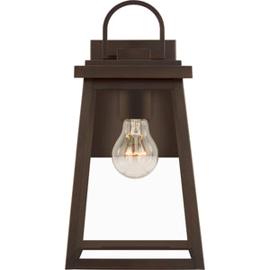 Founders Medium Wall Lantern in Black - Visual Comfort Outdoor Lighting