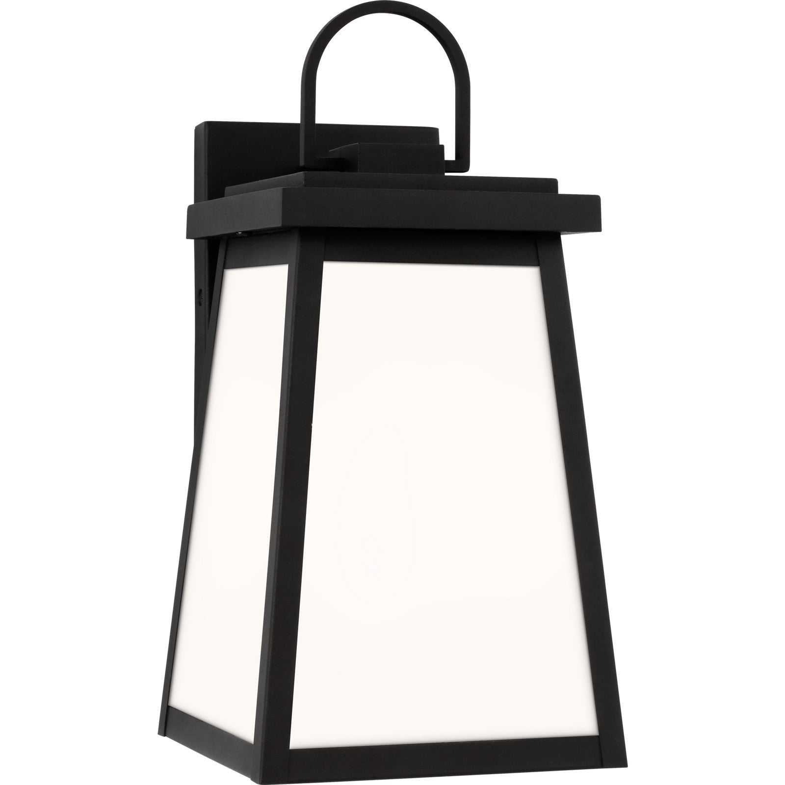 Founders Medium Wall Lantern in Black - Visual Comfort Outdoor Lighting