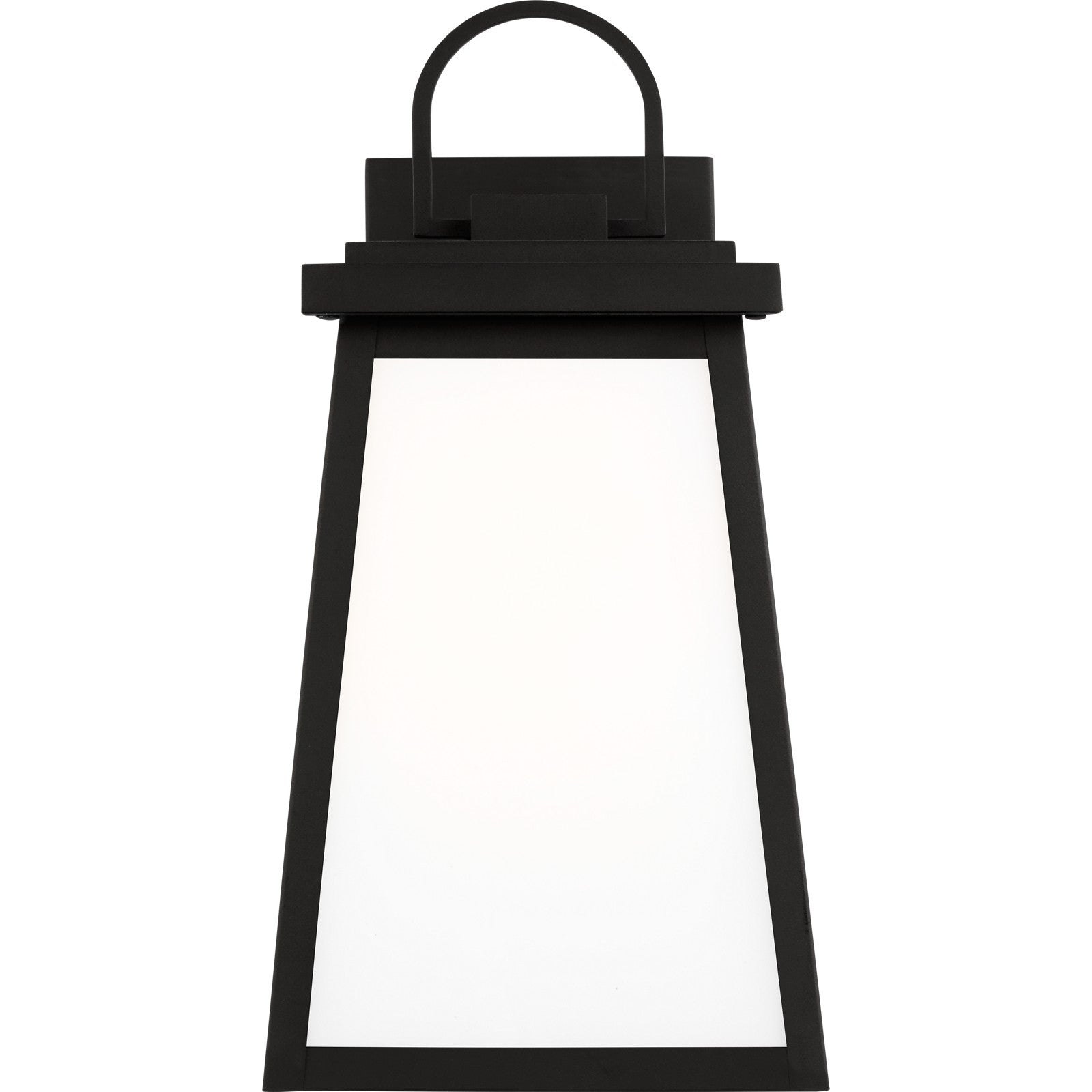 Founders Medium Wall Lantern in Black - Visual Comfort Outdoor Lighting