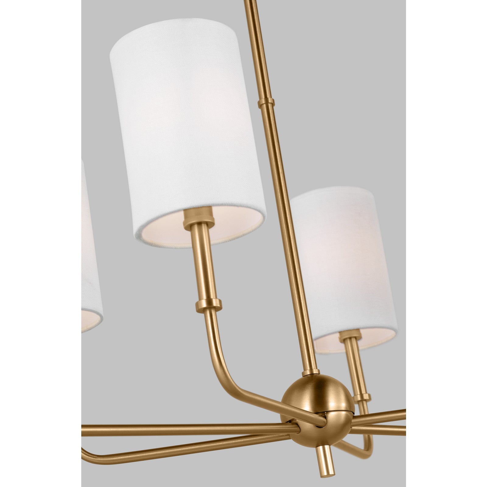 Foxdale Linear Chandelier in Midnight Black - Visual Comfort Ceiling Lights