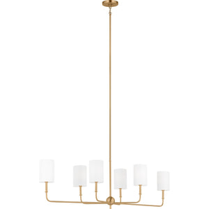 Foxdale Linear Chandelier in Midnight Black - Visual Comfort Ceiling Lights