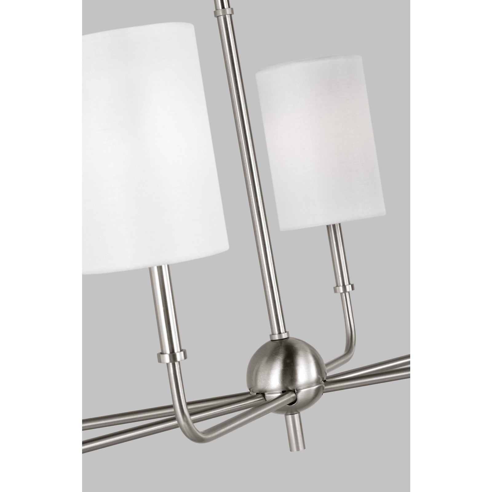 Foxdale Linear Chandelier in Midnight Black - Visual Comfort Ceiling Lights