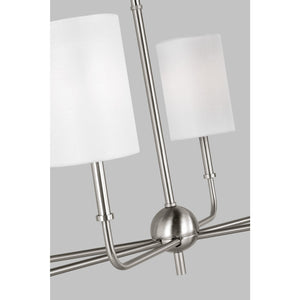 Foxdale Linear Chandelier in Midnight Black - Visual Comfort Ceiling Lights