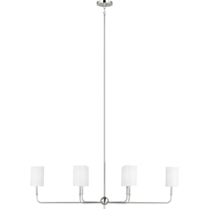 Foxdale Linear Chandelier in Midnight Black - Visual Comfort Ceiling Lights