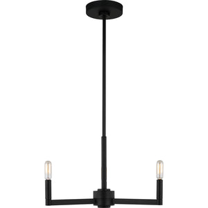 Fullton 3-Light Chandelier in Chrome with No Shade - Visual Comfort Ceiling Lights
